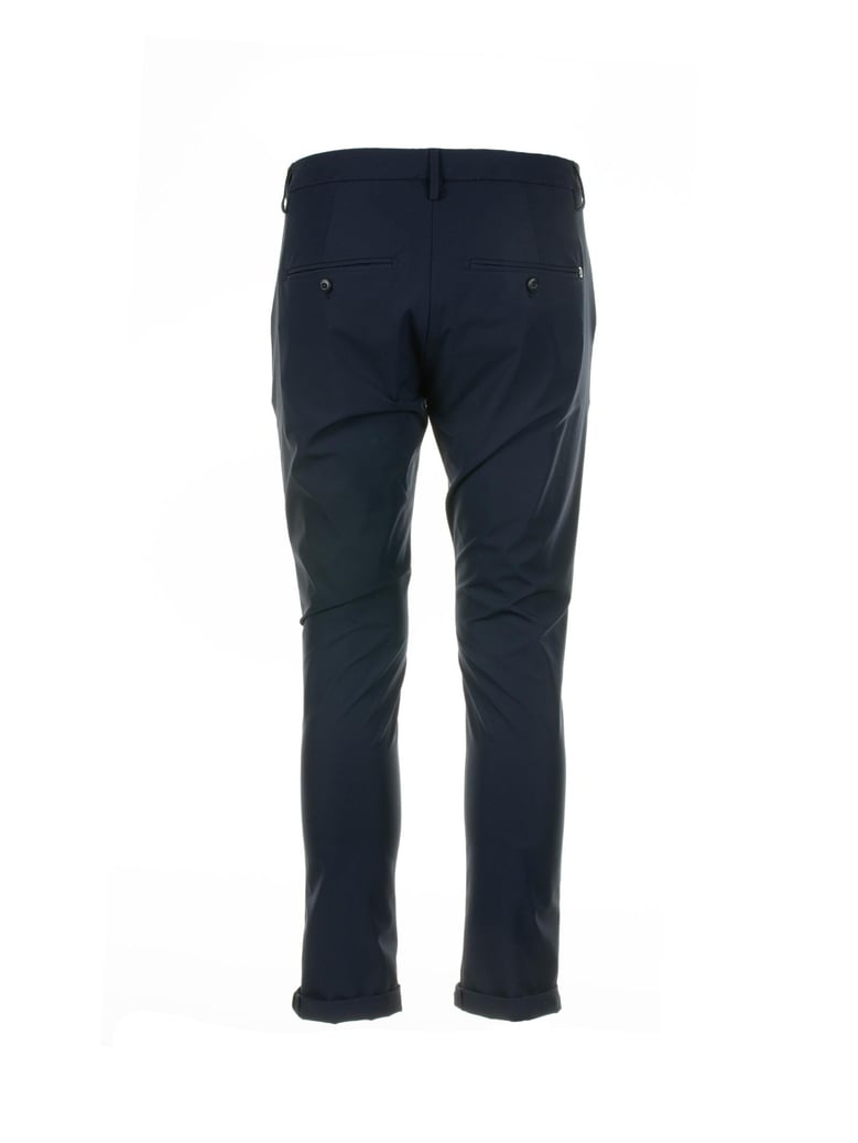 navy blue gaubert trousers by Selfnex
