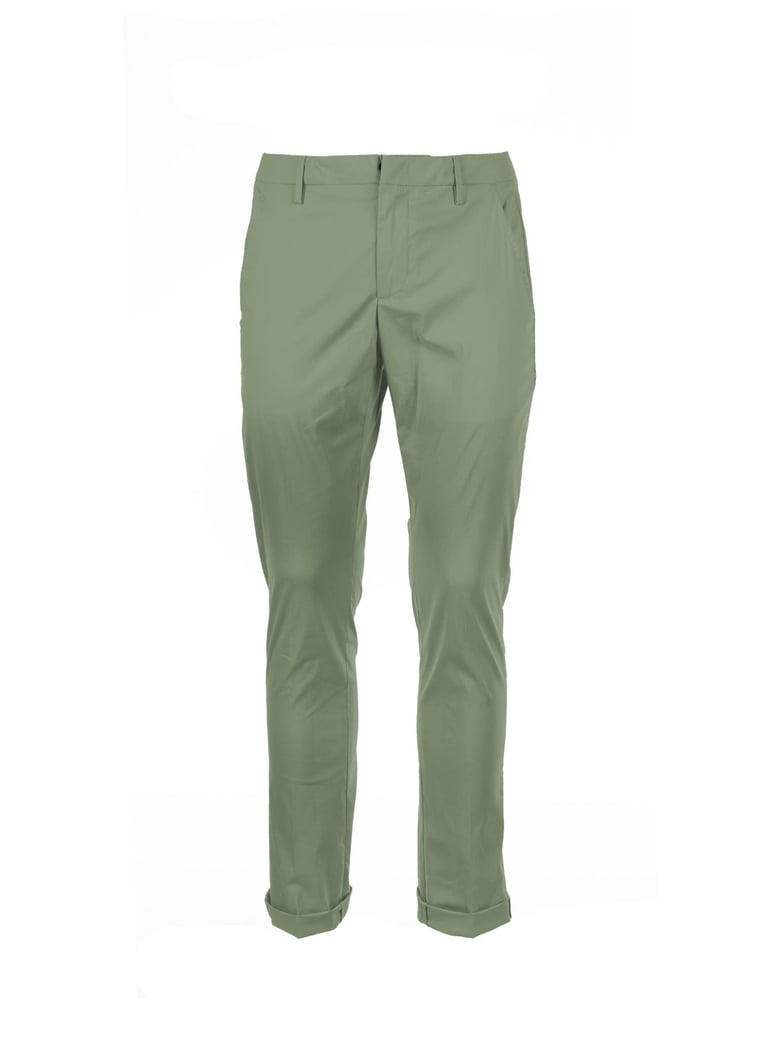 green gaubert trousers by Selfnex