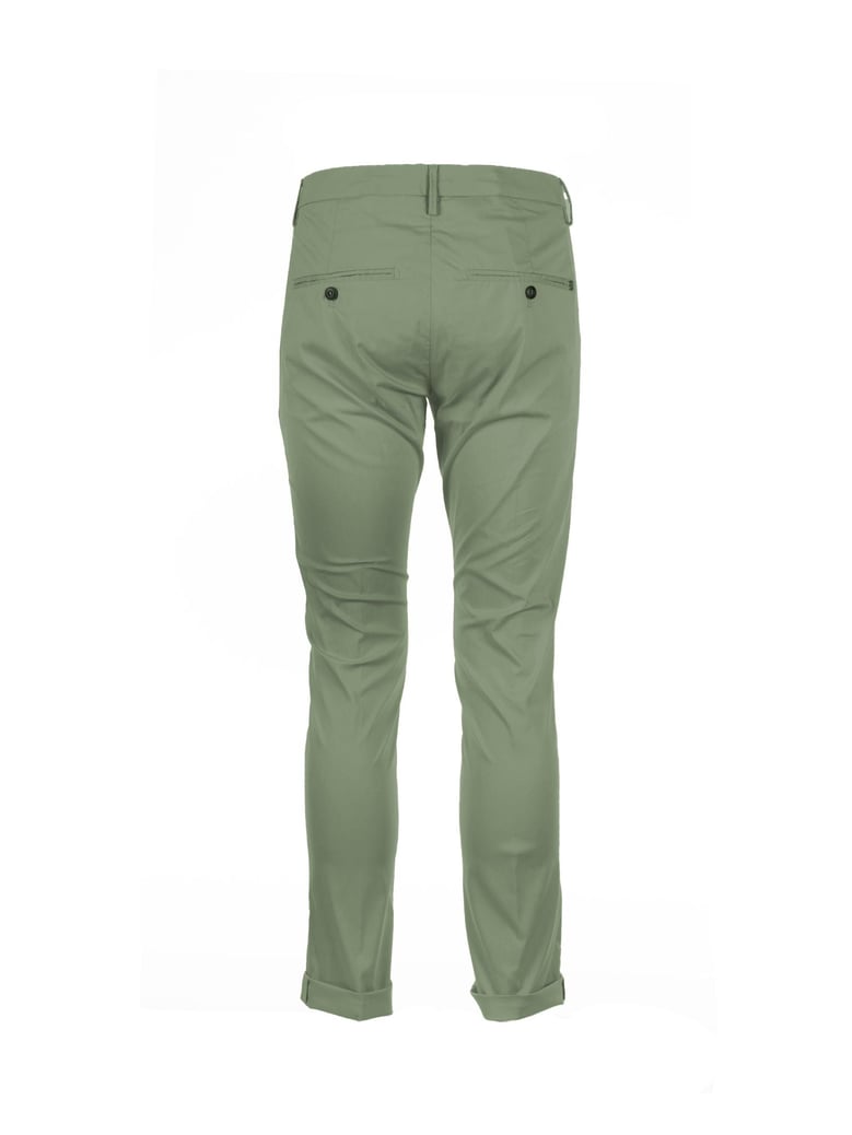 green gaubert trousers by Selfnex