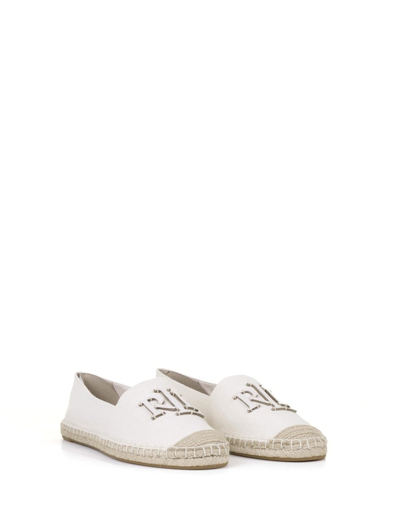 white espadrilles with logo by Selfnex