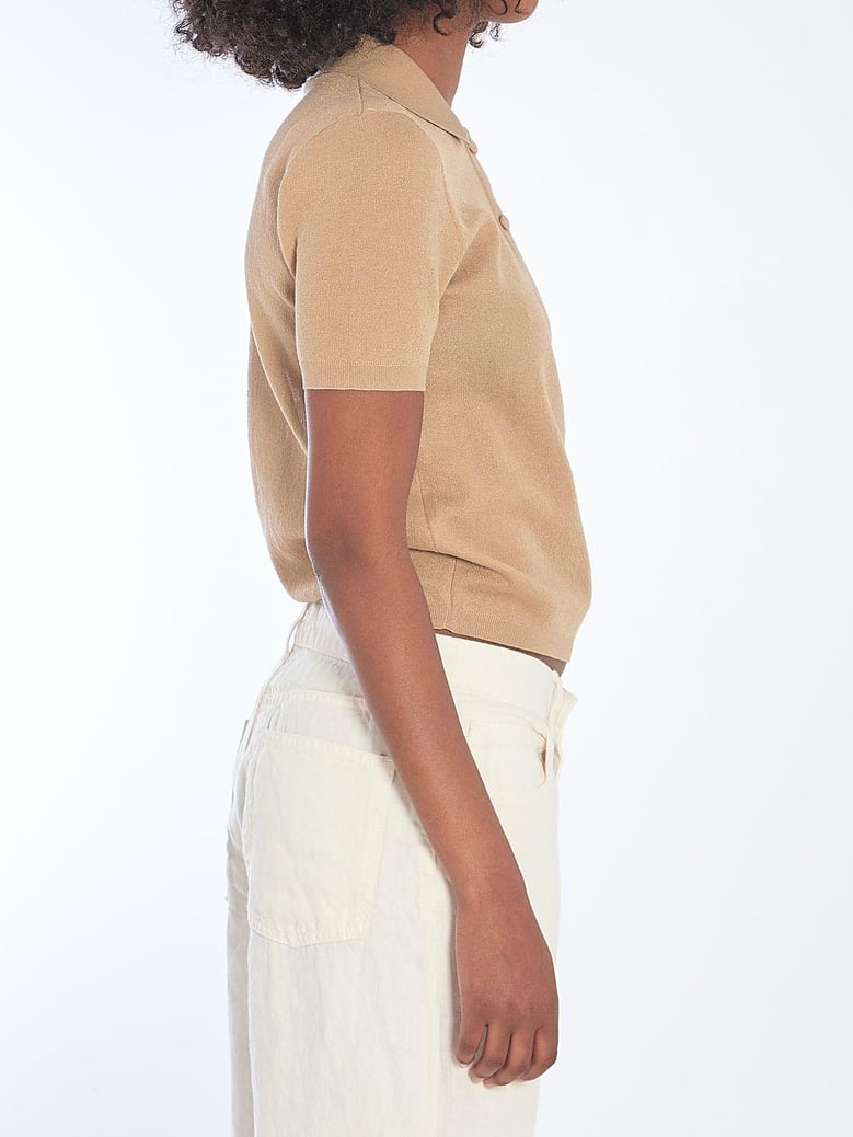 polo shirt with embroidered logo by Selfnex