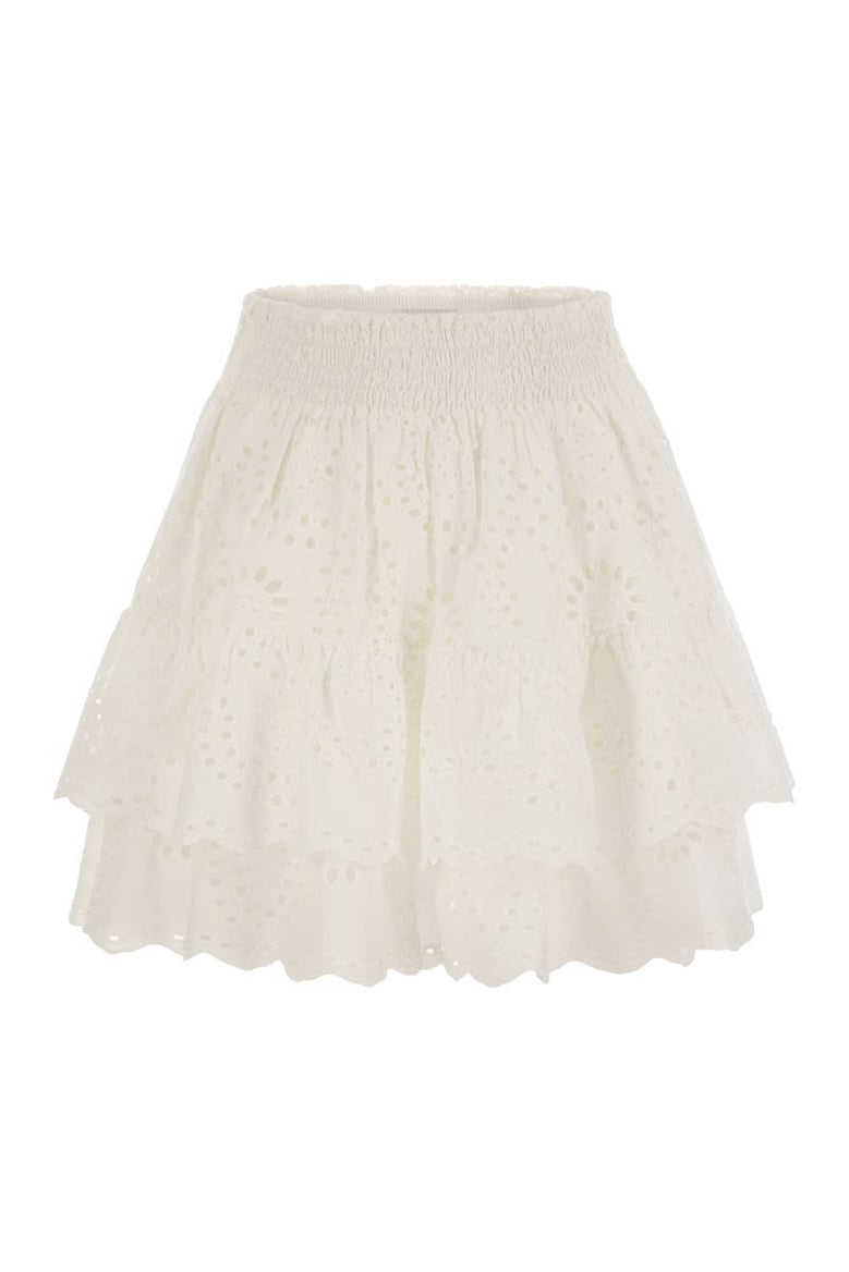 eivissa - miniskirt with ruffles by Selfnex