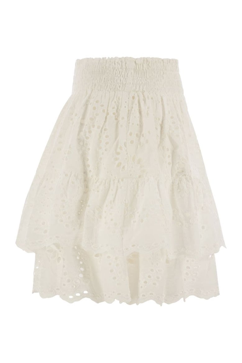 eivissa - miniskirt with ruffles by Selfnex
