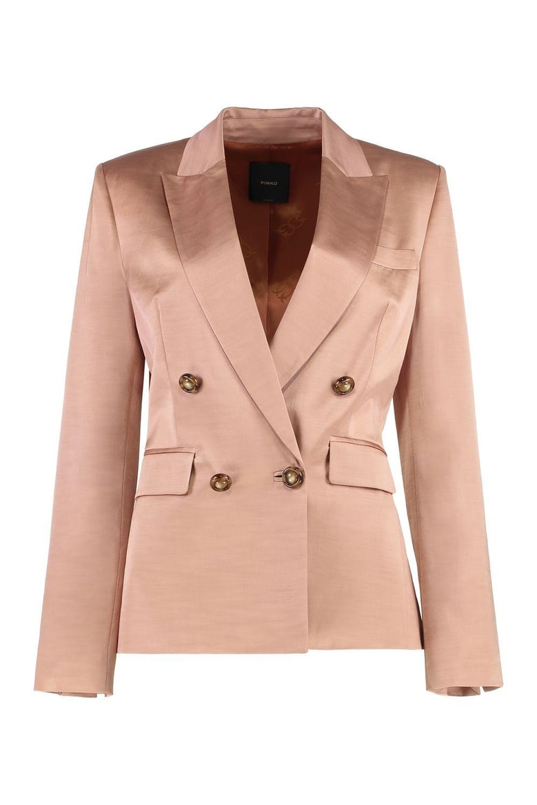 satin blazer by Selfnex