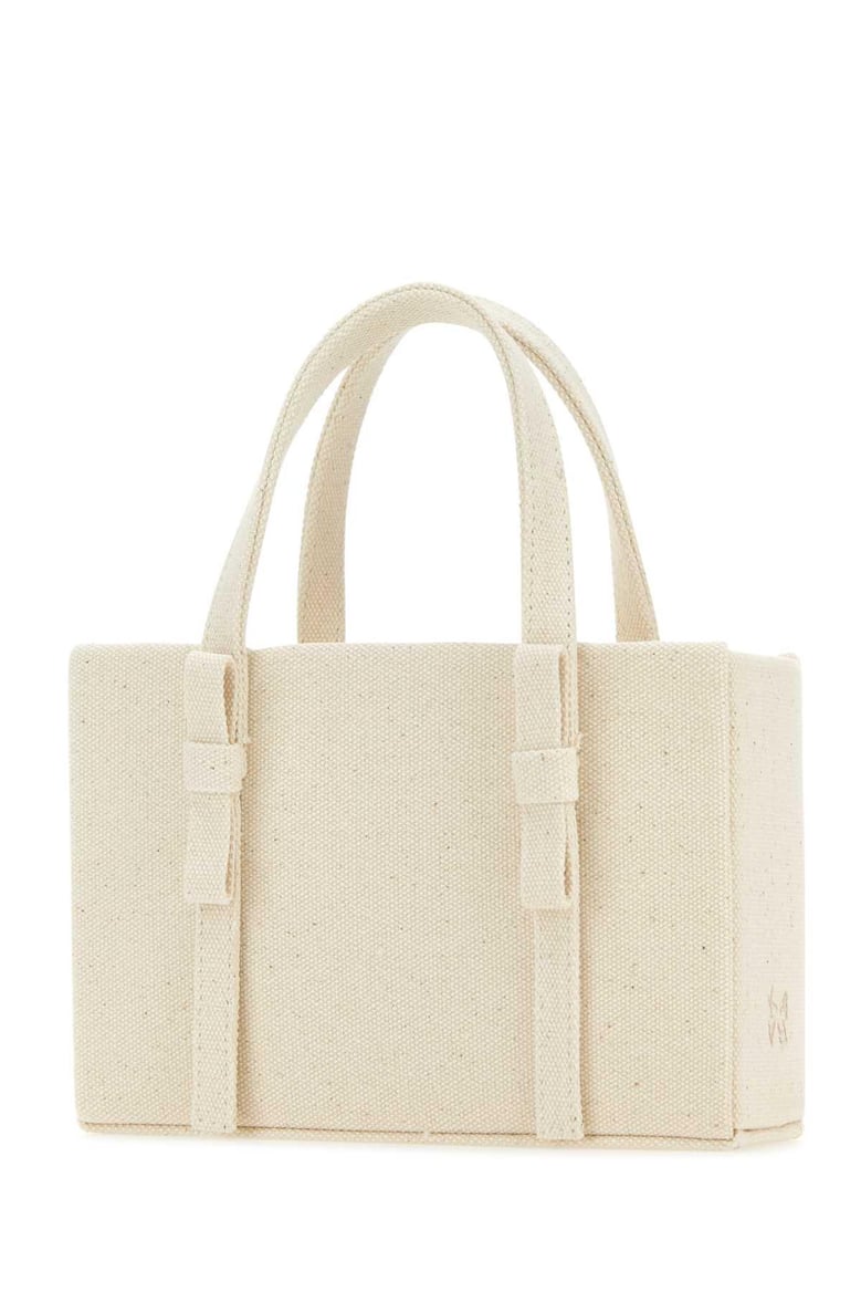 ivory canvas handbag by Selfnex