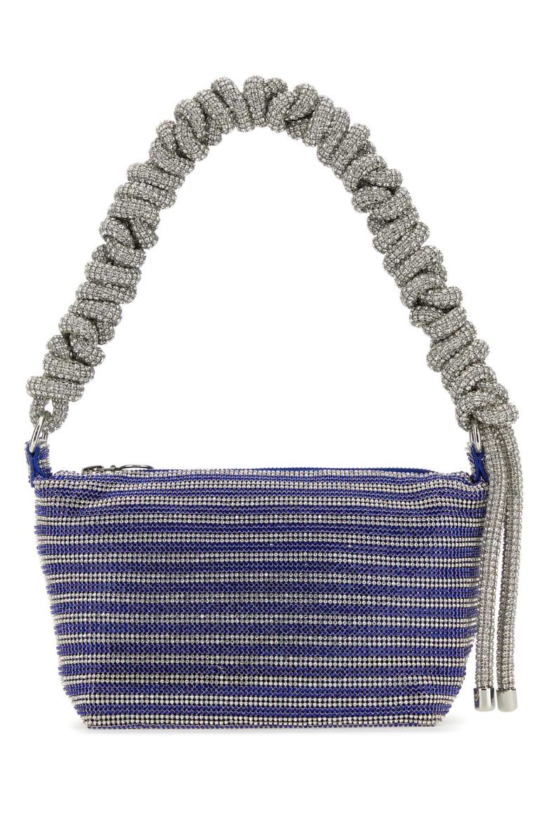 two-tone rhinestones handbag by Selfnex