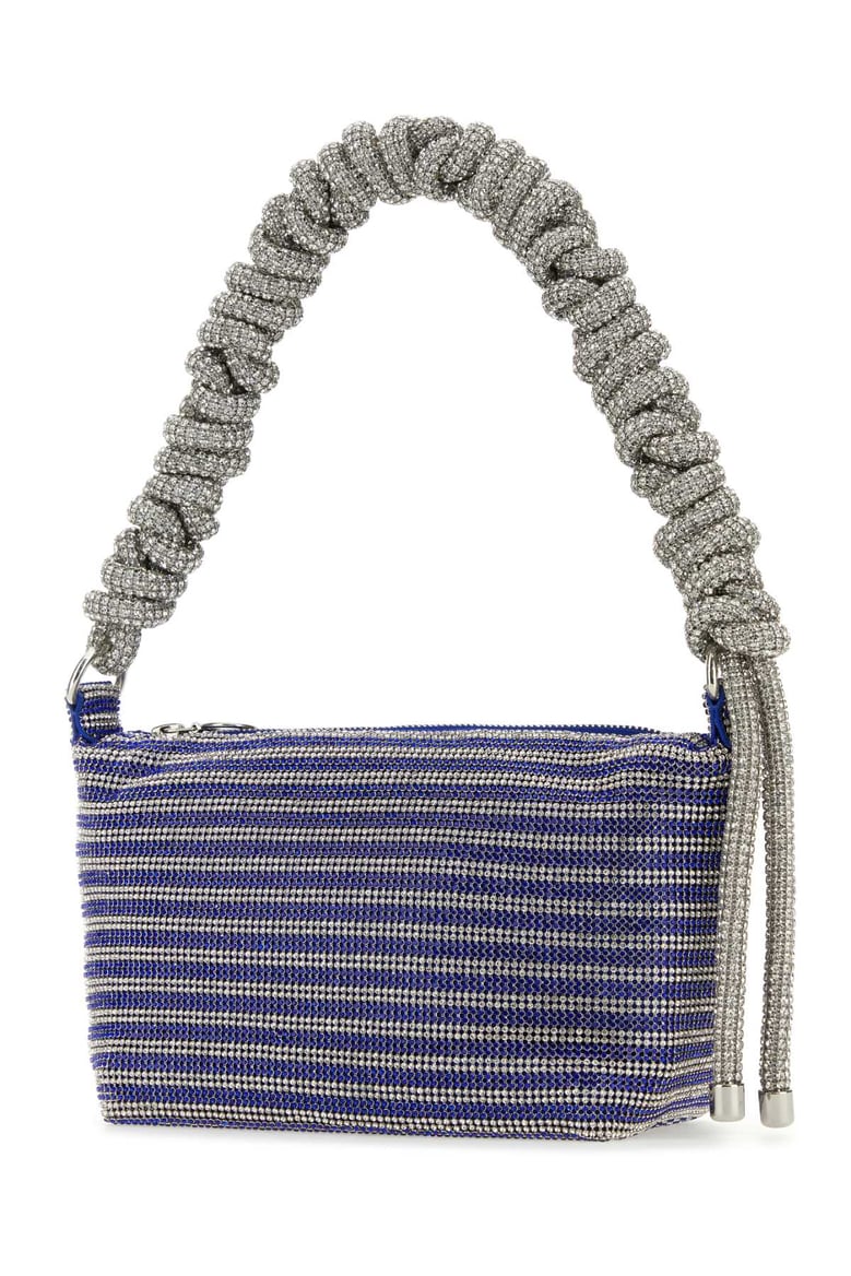 two-tone rhinestones handbag by Selfnex