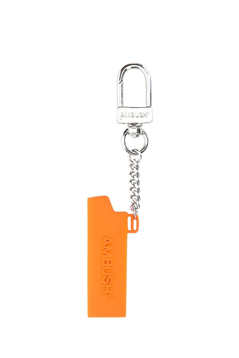 orange metal lighter holder by Selfnex