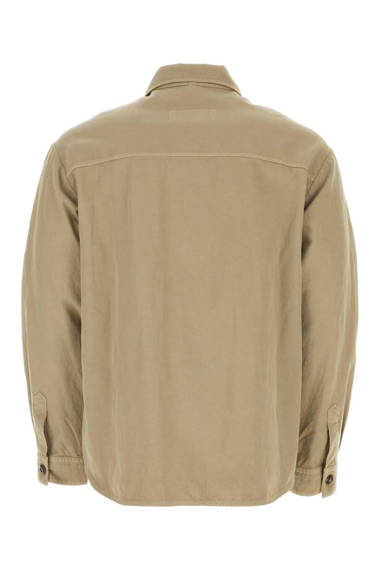 cappuccino cotton blend shirt by Selfnex