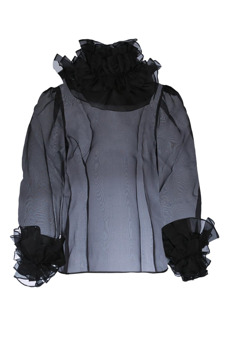 ruffled blouse by Selfnex