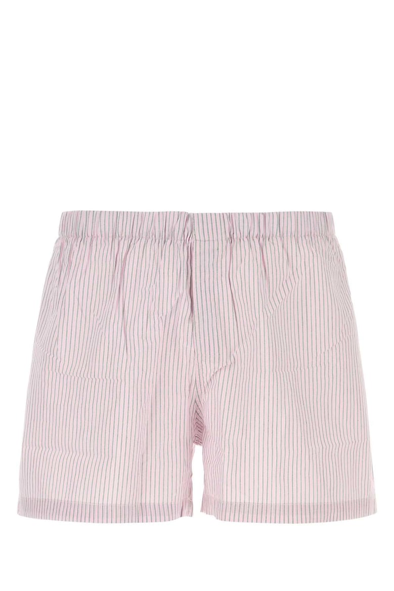 embroidered cotton pyjama shorts by Selfnex
