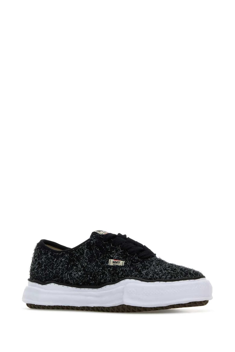 black fabric sneaker by Selfnex