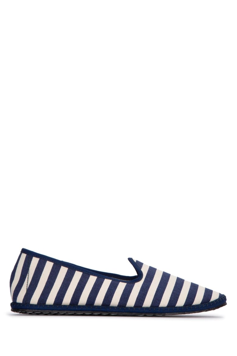 stripped slip on ballerinas by Selfnex