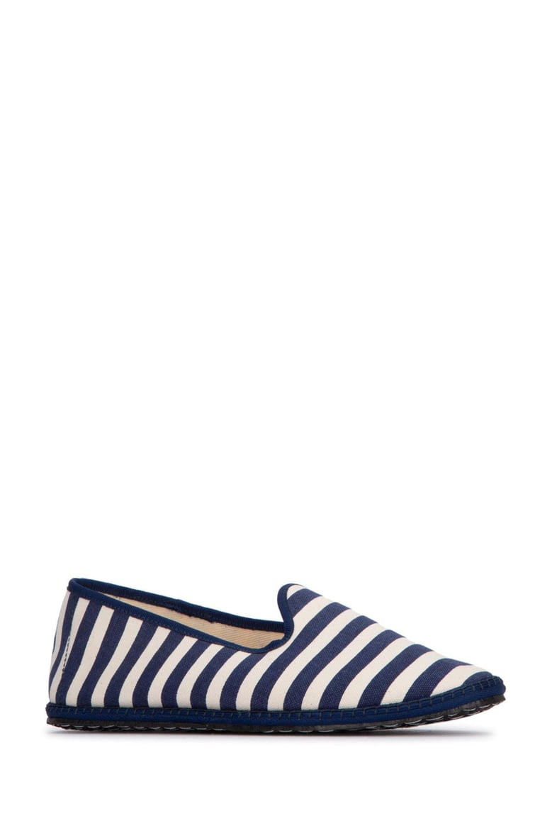 stripped slip on ballerinas by Selfnex