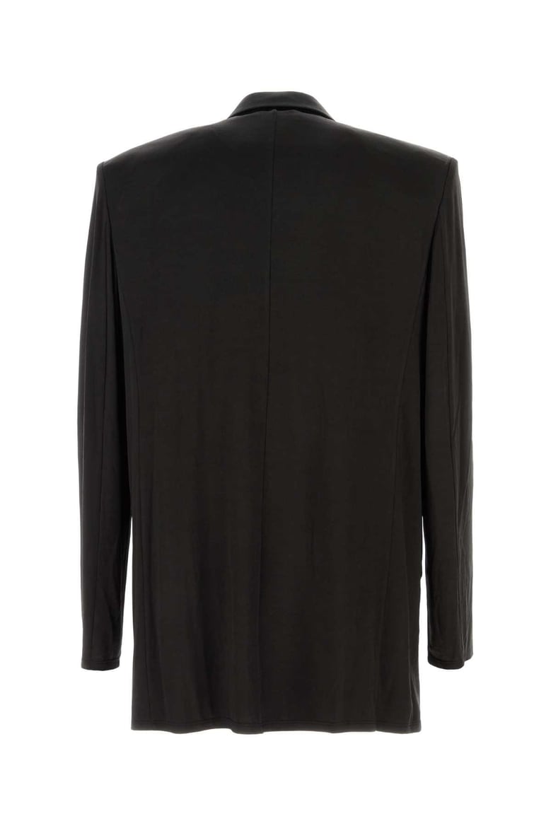 black stretch acetate j-pekka blazer by Selfnex