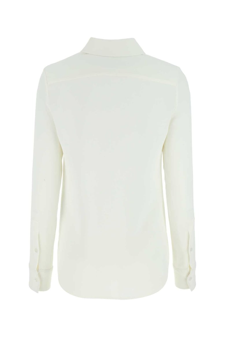 ivory stretch viscose shirt by Selfnex