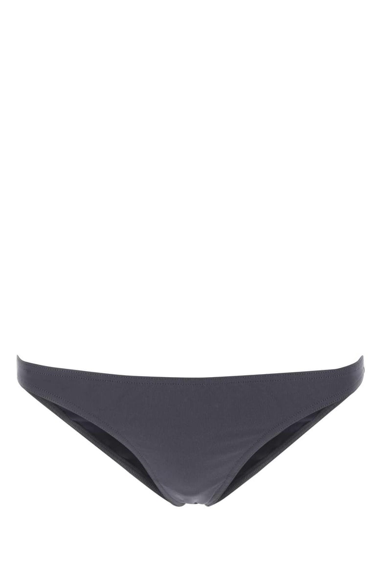 brick stretch nylon bikini bottom by Selfnex