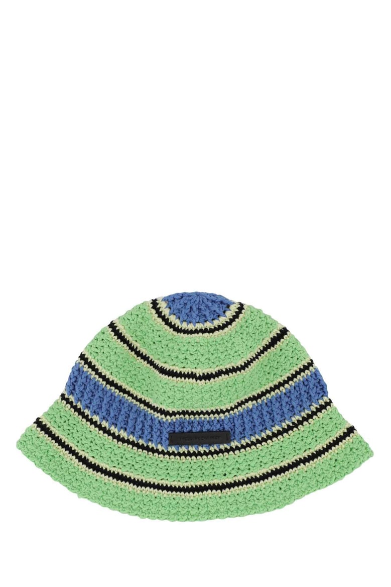 embroidered crochet hat by Selfnex