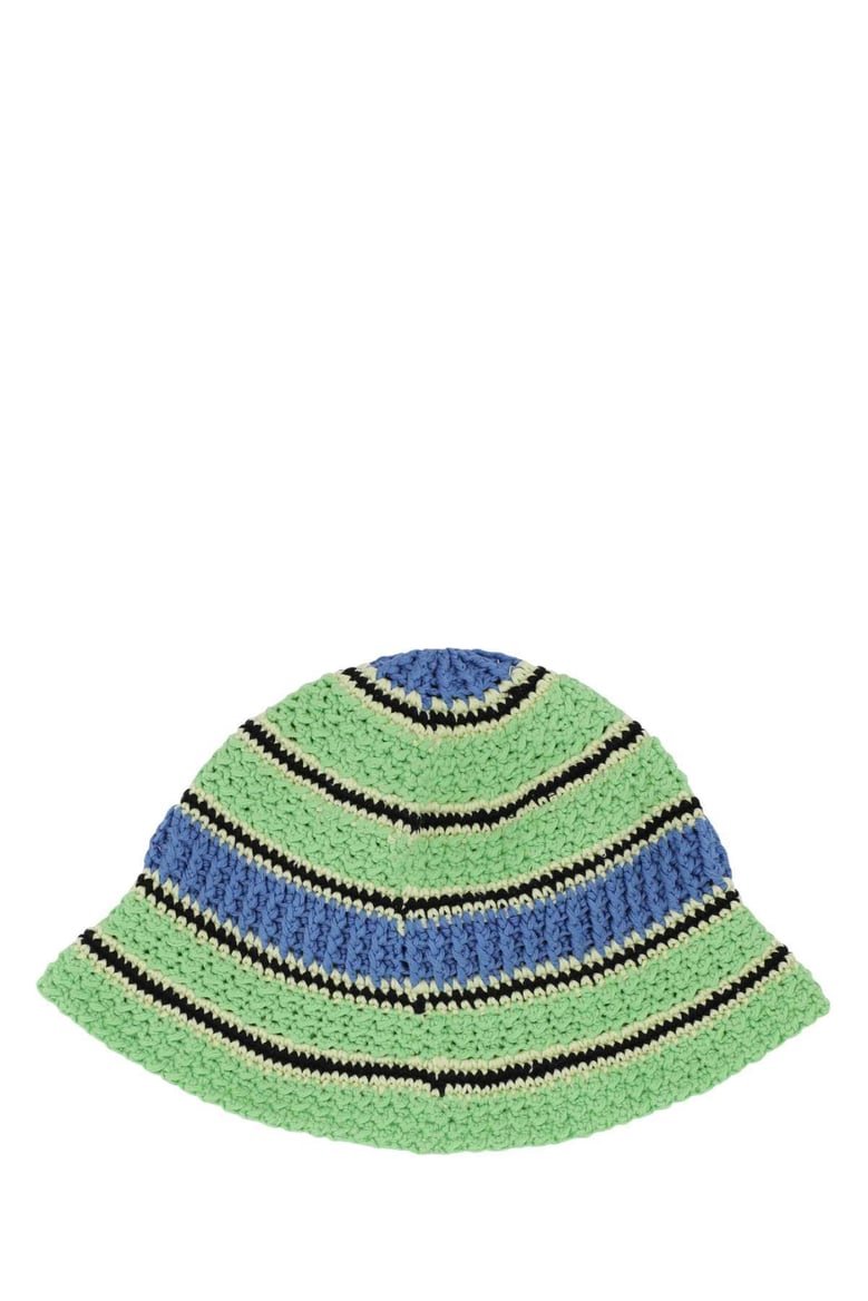 embroidered crochet hat by Selfnex