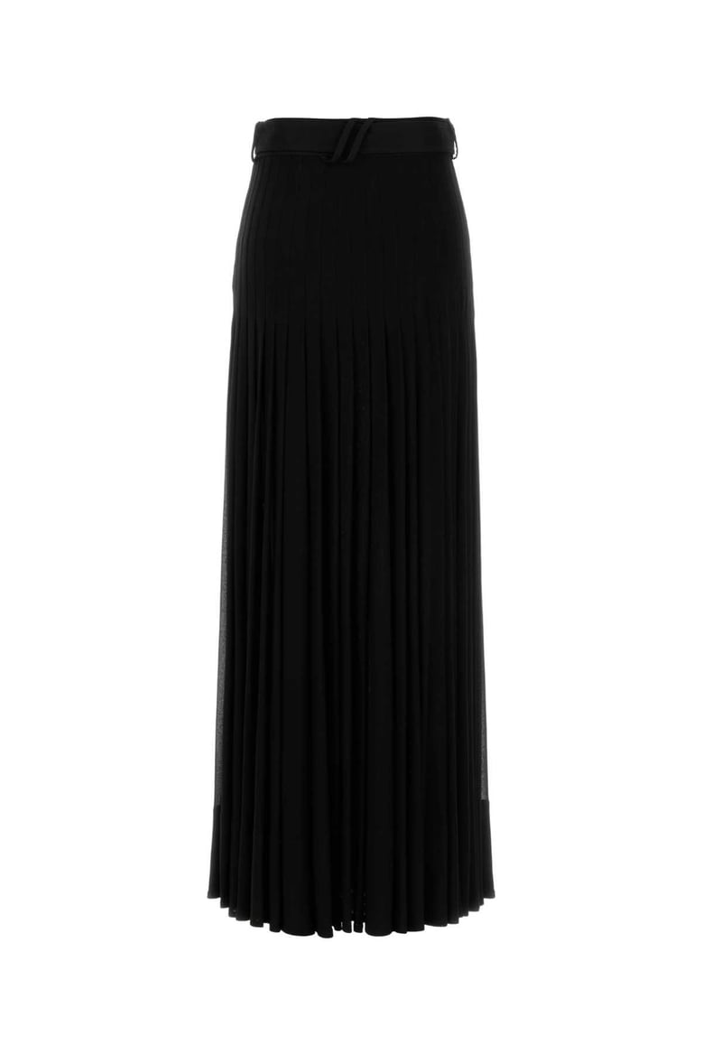 black crepe skirt by Selfnex
