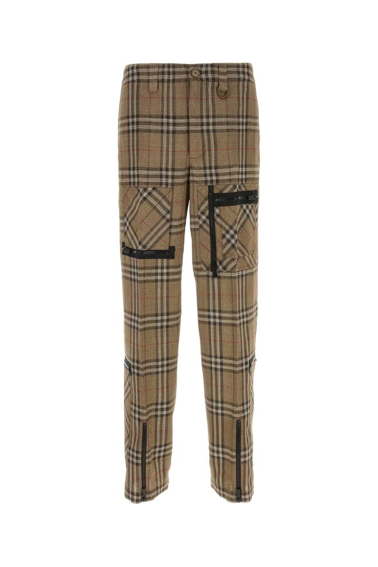 embroidered viscose blend cargo pant by Selfnex