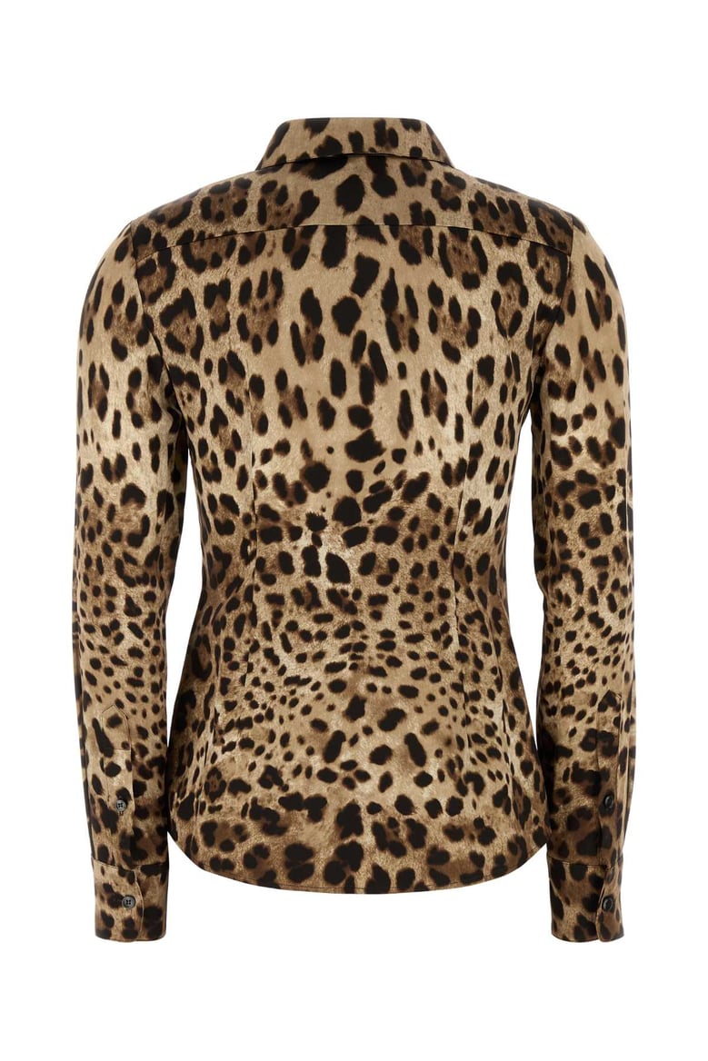 printed satin shirt by Selfnex