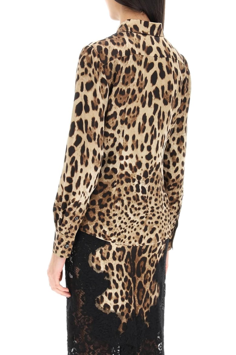 printed satin shirt by Selfnex