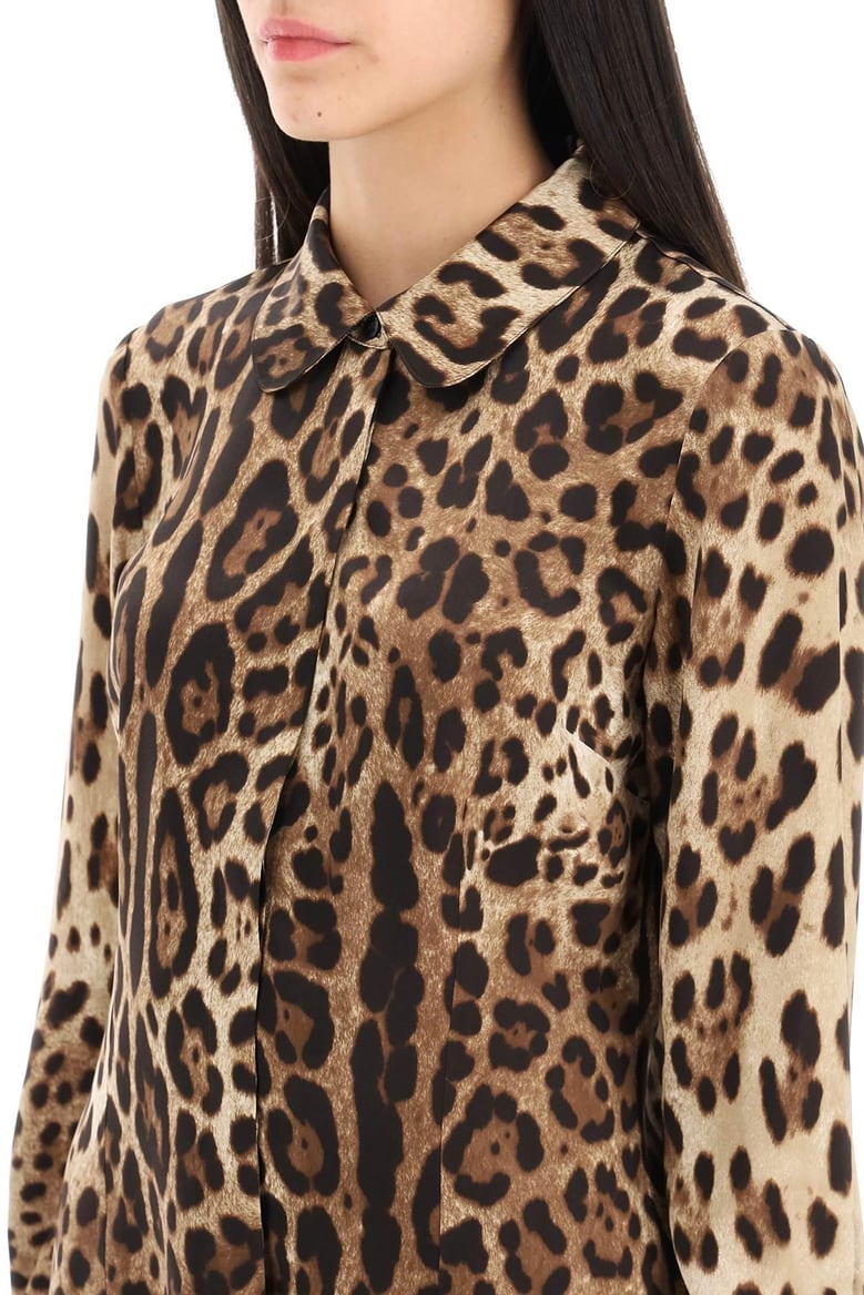 printed satin shirt by Selfnex