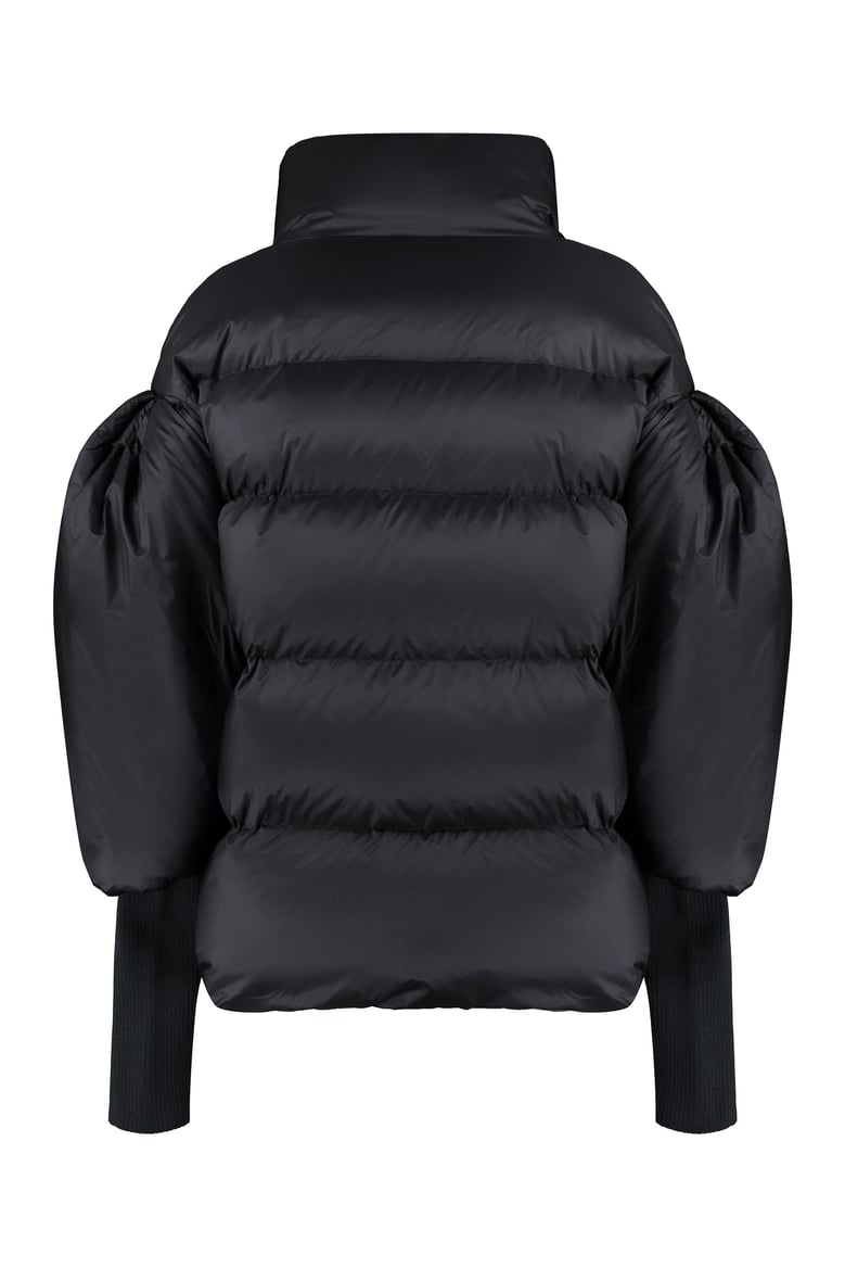 zip up quilted jacket by Selfnex