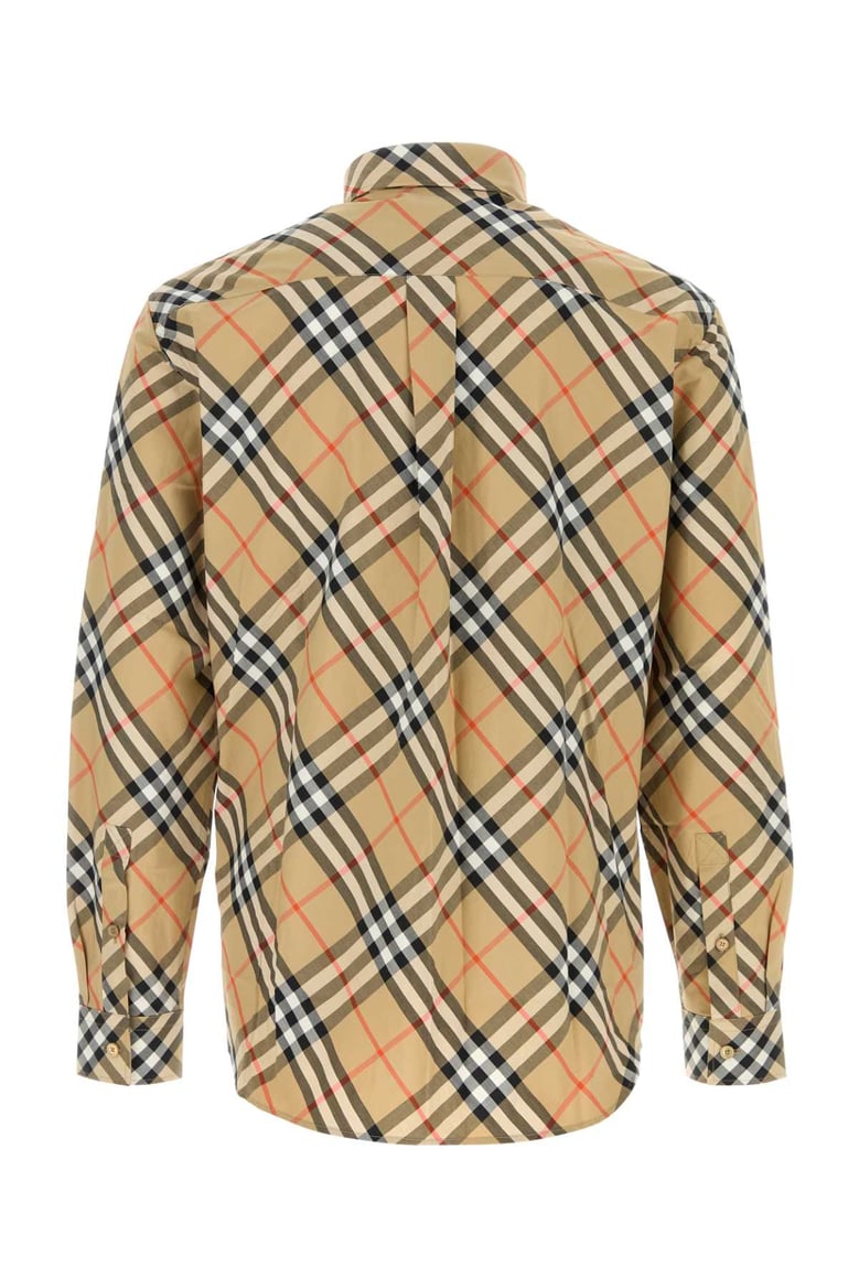printed poplin shirt by Selfnex