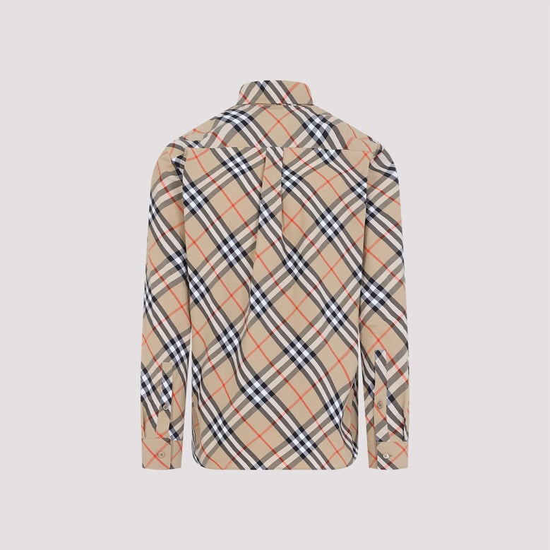 printed poplin shirt by Selfnex
