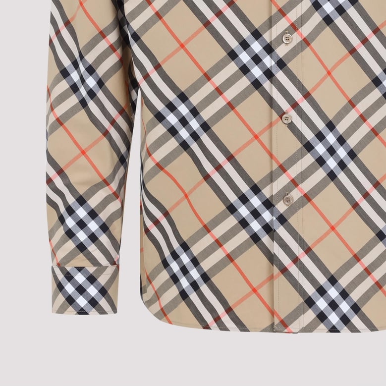 printed poplin shirt by Selfnex