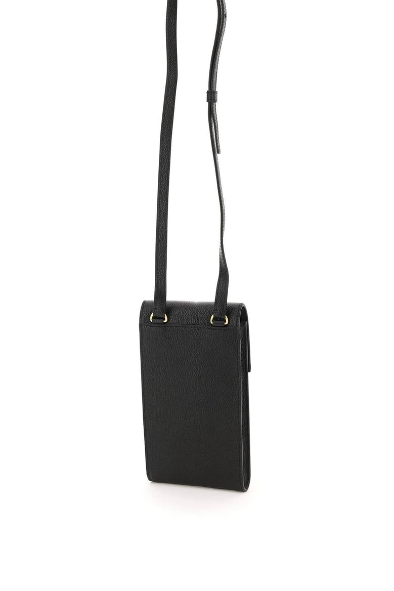 black leather phone holder by Selfnex