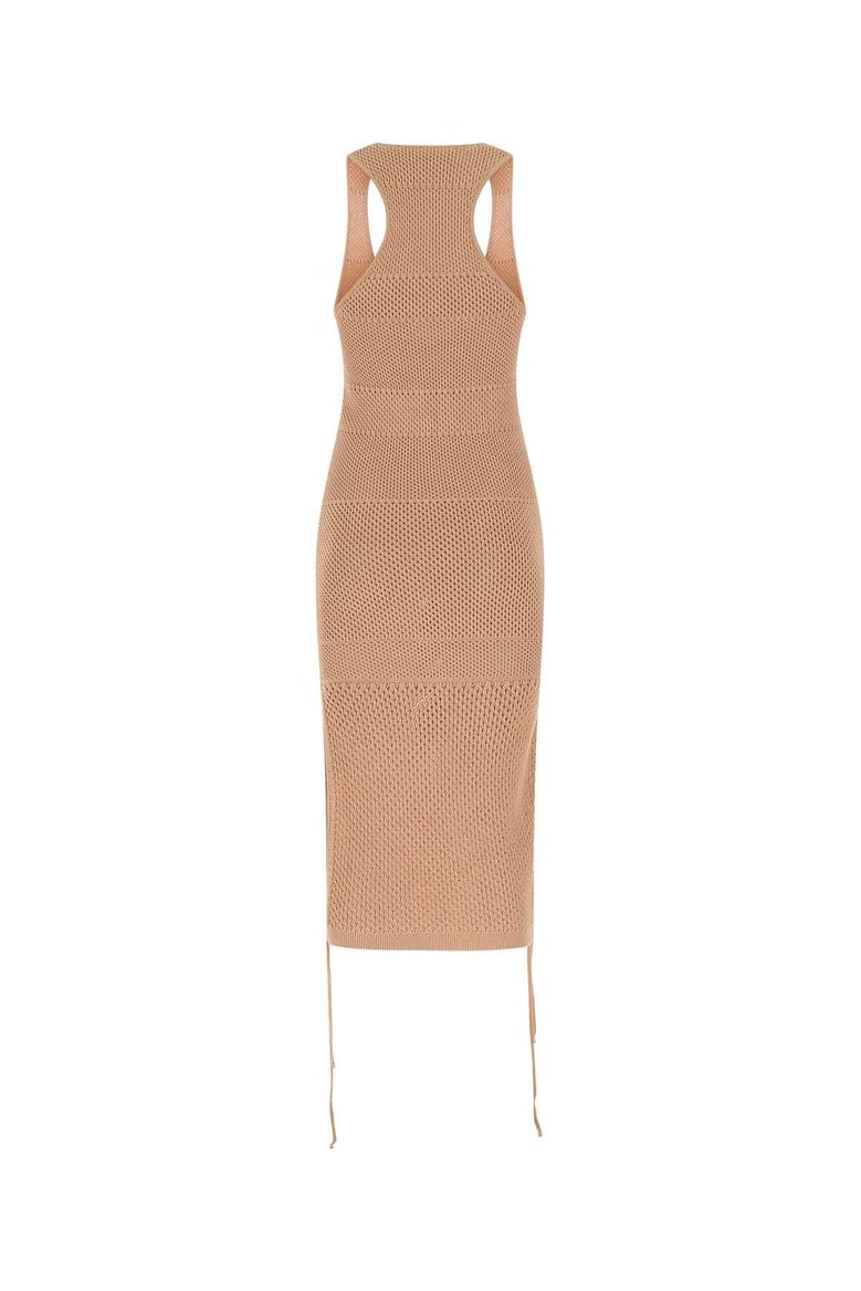 biscuit in stretch mesh dress by Selfnex