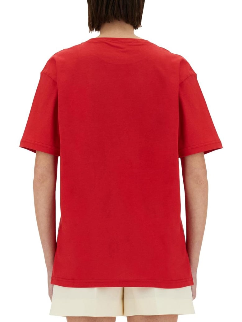 chez valentino print tshirt by Selfnex
