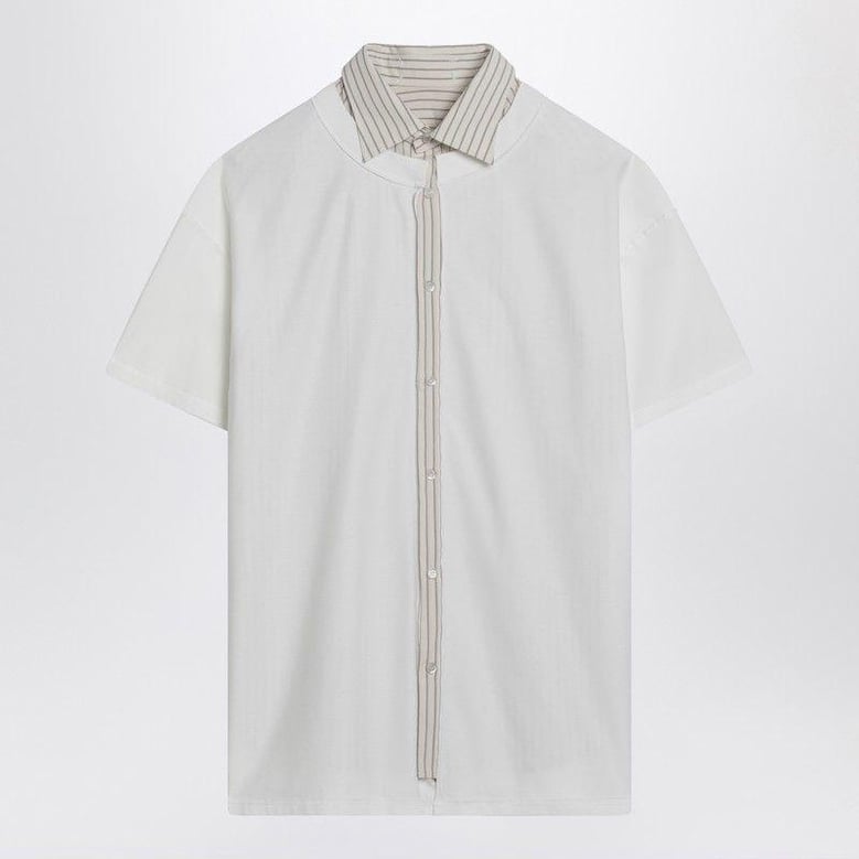 white reversed shirt t-shirt by Selfnex