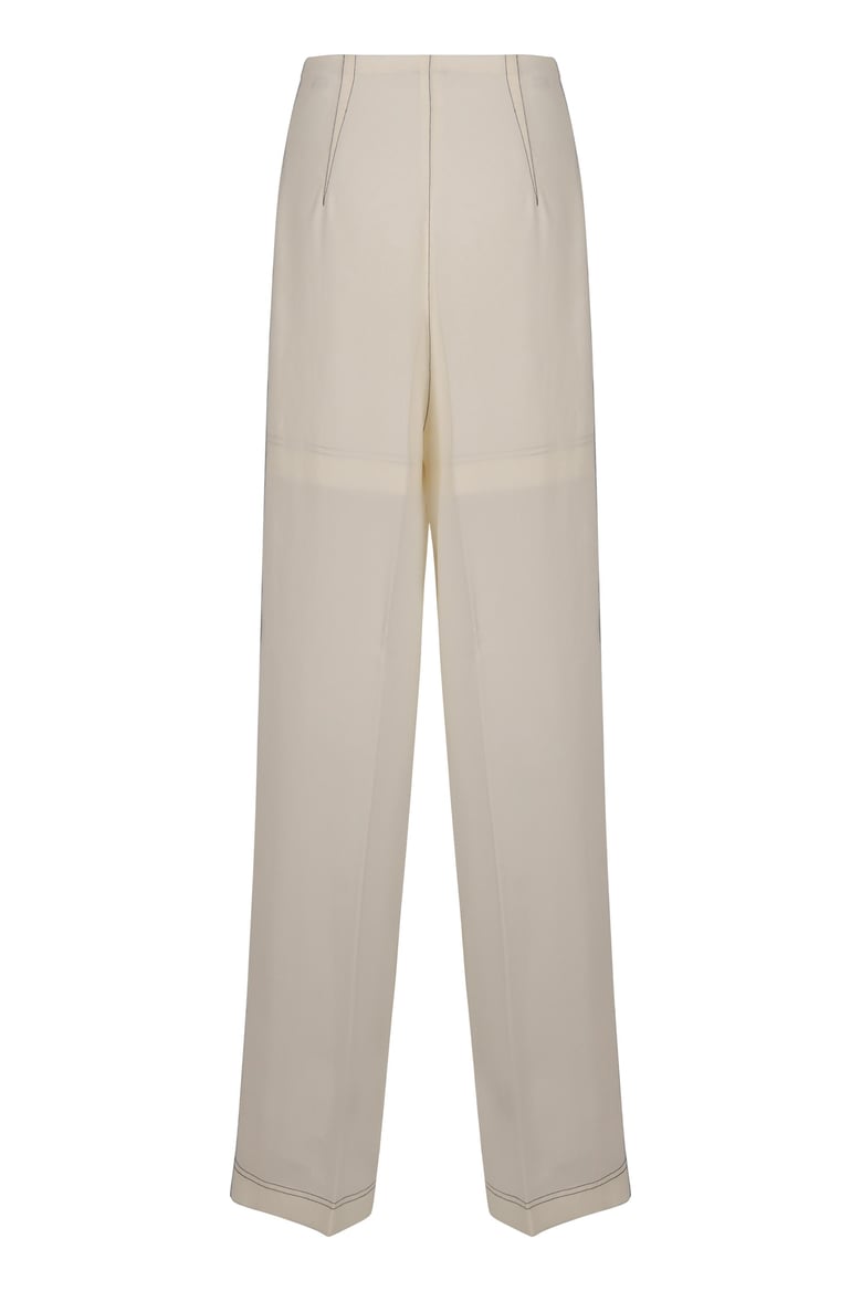 cotton blend trousers by Selfnex