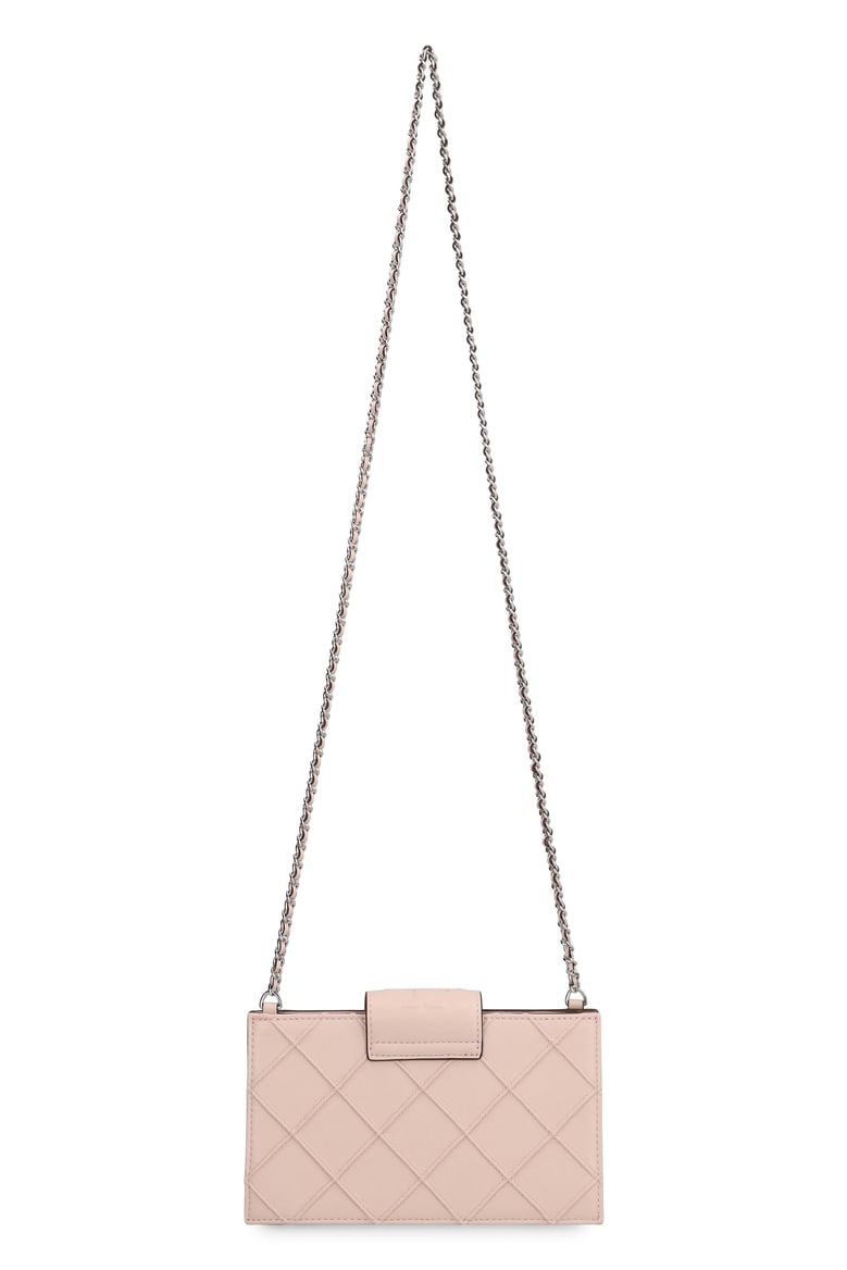 black quilted chain bag by Selfnex