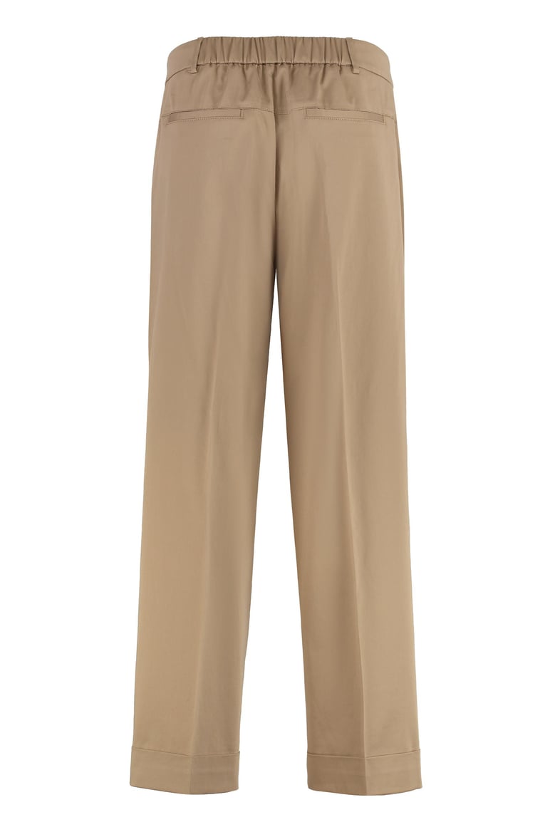 stretch cotton trousers by Selfnex