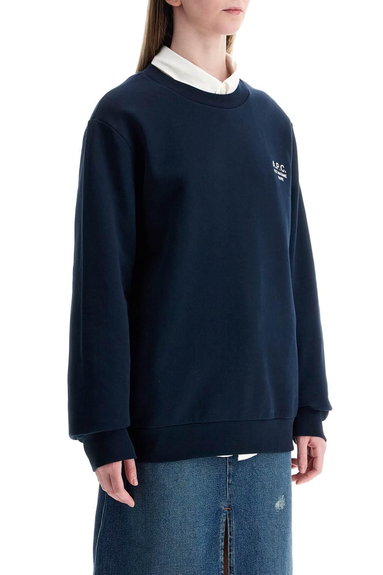 standard rue madame cotton crew-neck sweatshirt by Selfnex