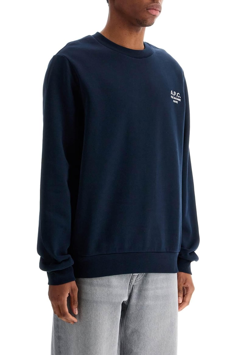 standard rue madame cotton crew-neck sweatshirt by Selfnex