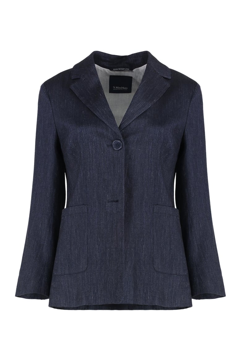 derna linen blazer by Selfnex