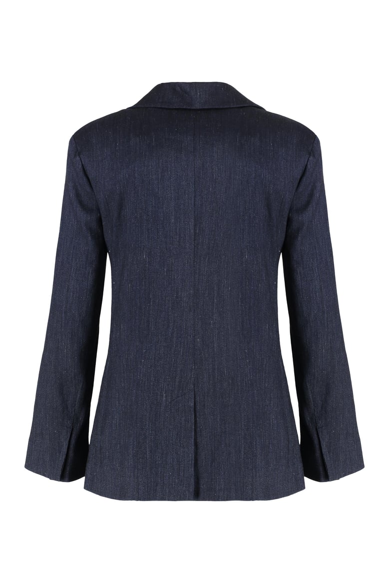derna linen blazer by Selfnex