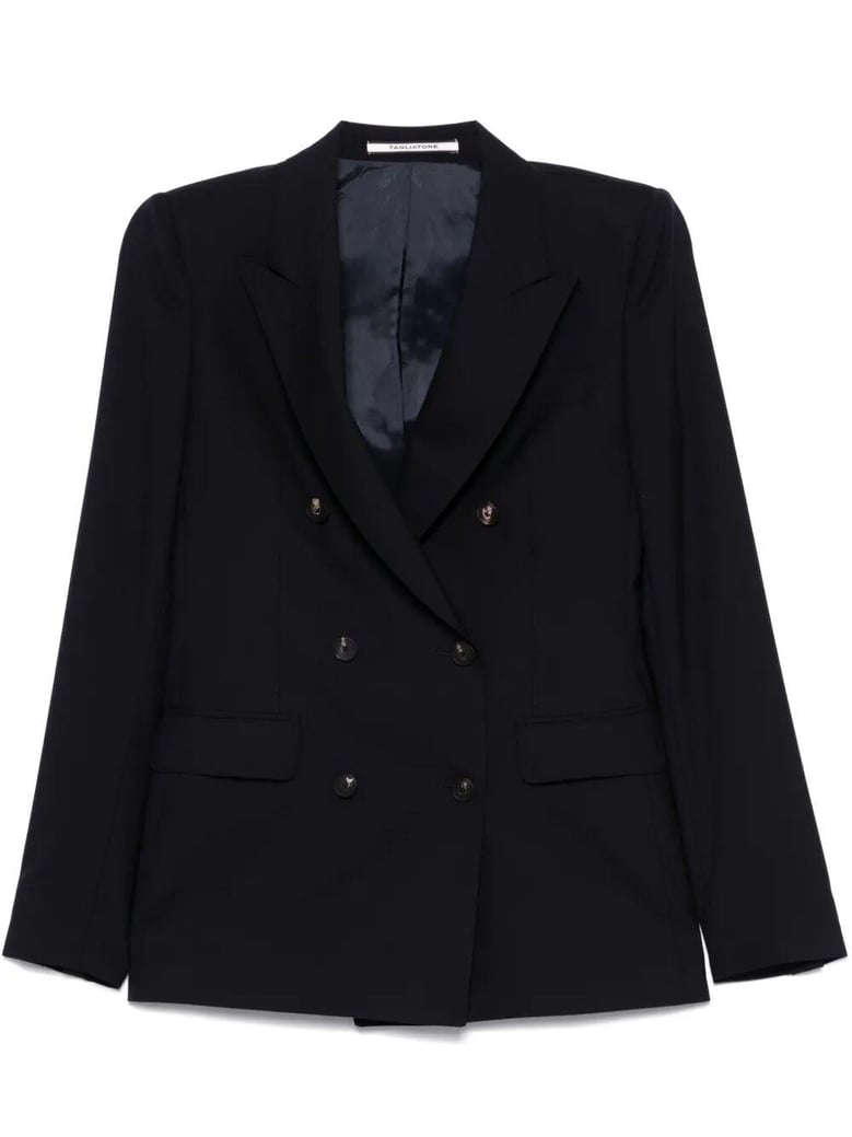 parigi double-breasted wool blazer by Selfnex