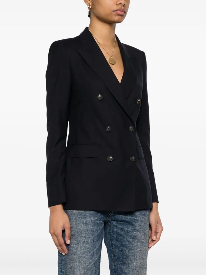 parigi double-breasted wool blazer by Selfnex