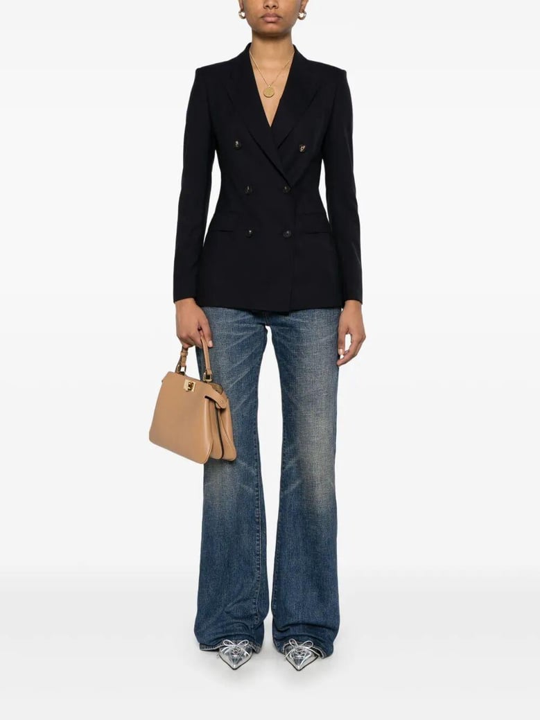 parigi double-breasted wool blazer by Selfnex