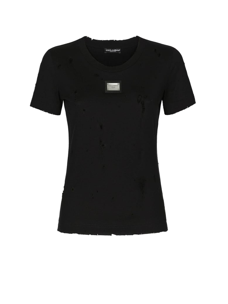 worn effect t-shirt by Selfnex