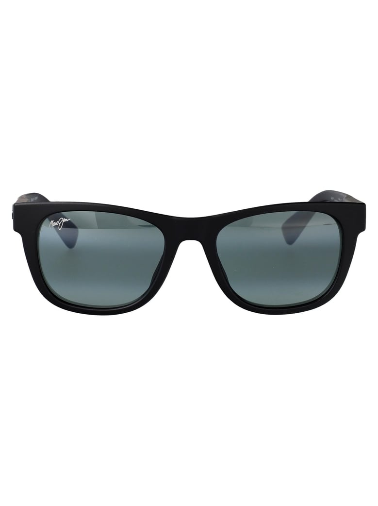 matte black nylon sunglasses by Selfnex