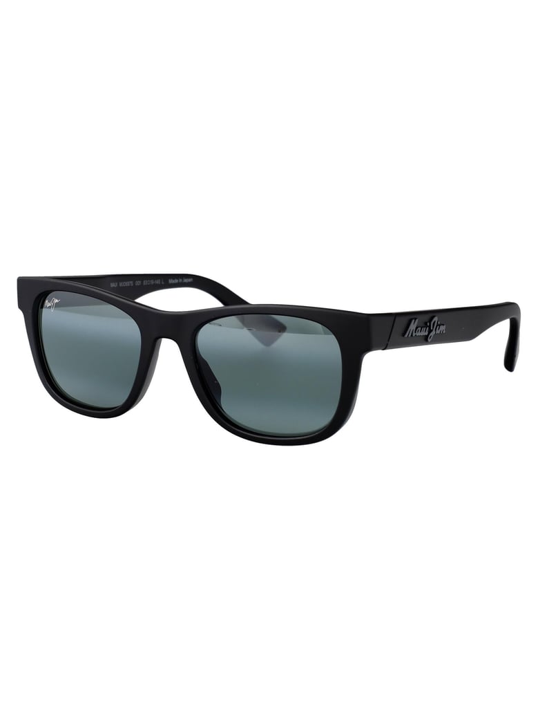 matte black nylon sunglasses by Selfnex