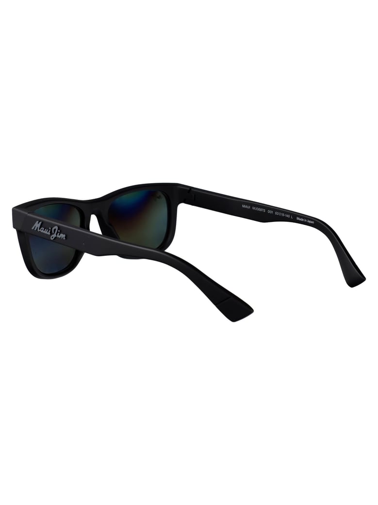 matte black nylon sunglasses by Selfnex